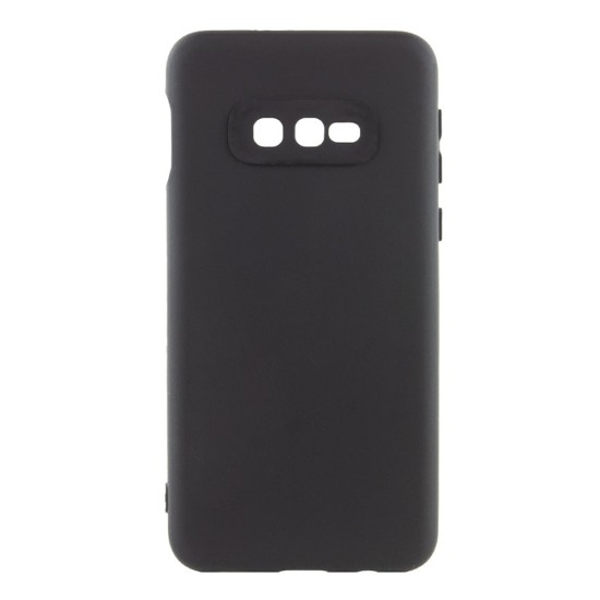 Silicone Case with Camera shield for Samsung Galaxy S10e Black